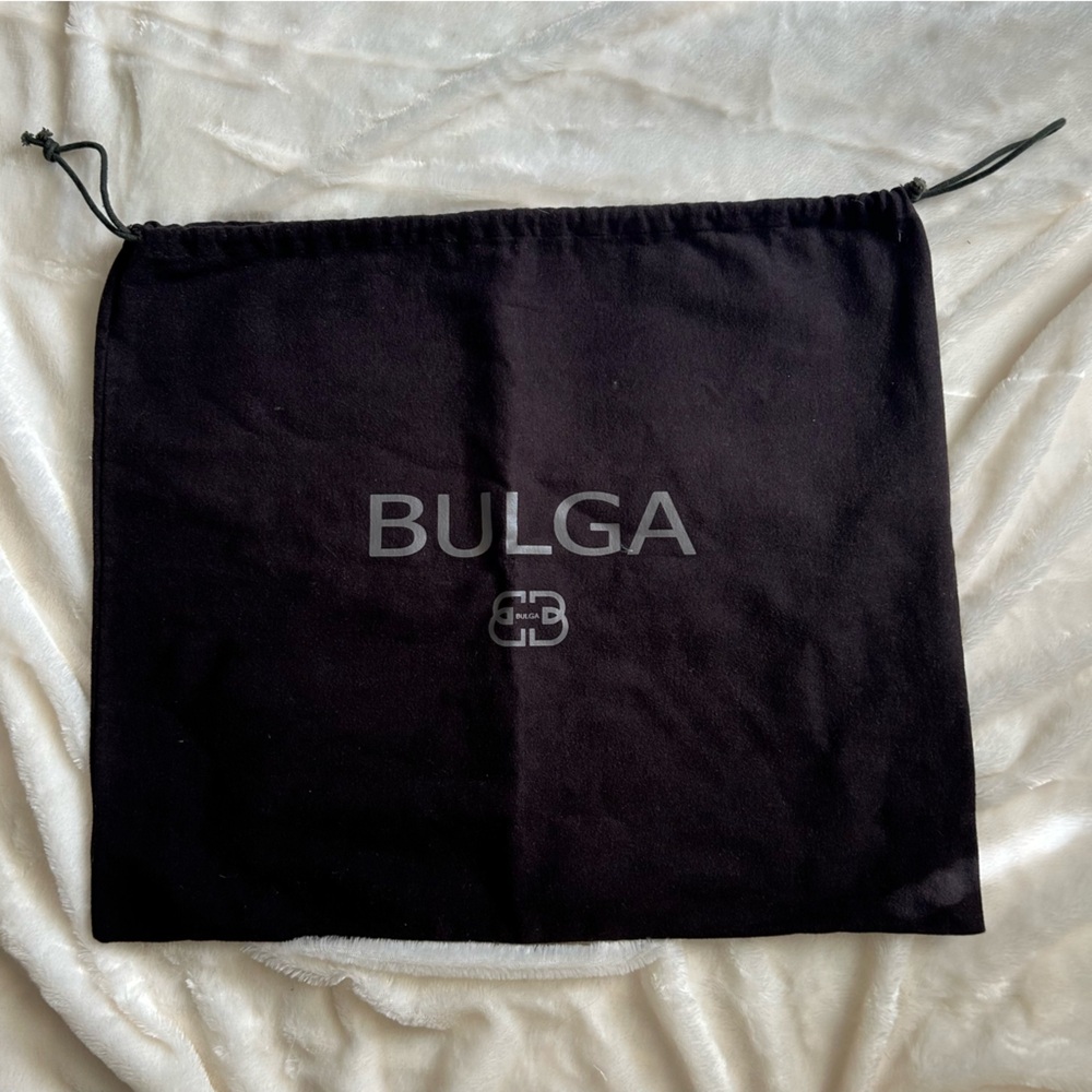 Bulga dark brown thick drawstring replacement dustbag 18"x21"